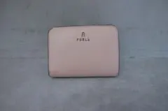 FURLA ベージュピンク レディース　二つ折り財布