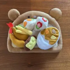 手作りのフェルト製ぬいぐるみ お子様ランチセット