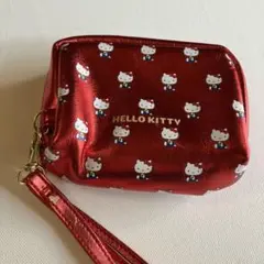HELLO KITTY レッドポーチ