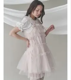 新品タグ付き merry jenny ホイップクリームミニワンピース - メルカリ