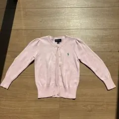 Ralph Lauren ピンク カーディガン 4/4T