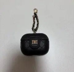 ダーリッチ Darich キルティングビジューAirPodsケース ブラック