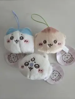 ちいかわお顔リンリンマスコット３点+おまけ
