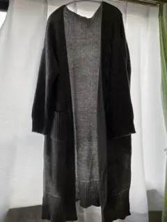GRLニットロングカーディガン