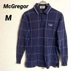 マクレガー McGregor 長袖ポロシャツ M ネイビー