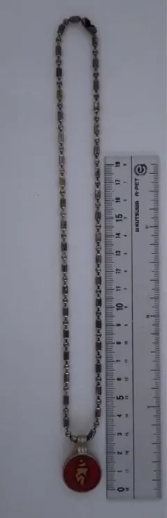 赤いペンダント ネックレス