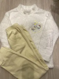 ハローキティ ちいかわ フリースパジャマ 130cm