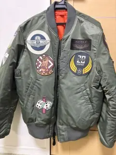 AVIREX MA-1 フライトジャケット パッチ付き