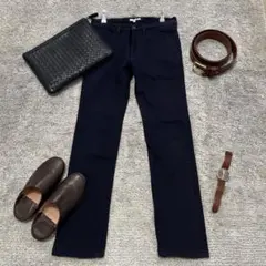【GLOBAL WORK】スキニーパンツ 濃いめネイビー 黒ぽい色のサムネイル