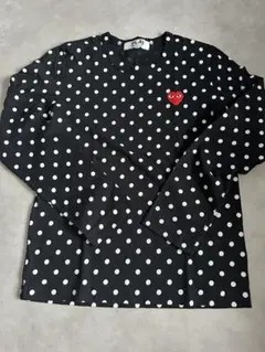 PLAY COMME des GARCONS ドット柄 長袖カットソー - メルカリ
