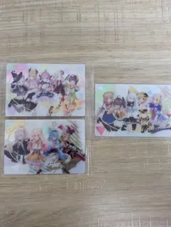 未開封　ホロライブ　ウエハース　カード3枚