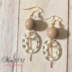 パール封入オーバル▶︎ピアス