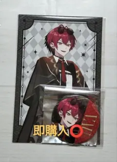 【期間限定価格】KnightX 騎士X ばぁうくん 等身 缶バッジ ポストカード