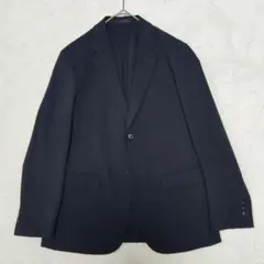 ✨美品✨ユニクロ 感動ジャケット ウォッシャブル ネイビー 近年モデル