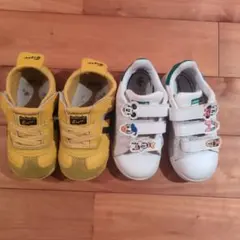 Onitsuka Tiger adidas キッズスニーカー 2足セット