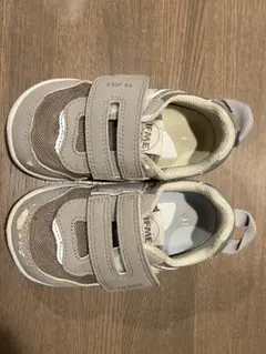 IFME ベビーシューズ グレー 14.5センチ