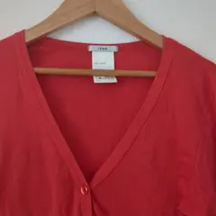 IÉNA コットン100%　カーディガン レッド