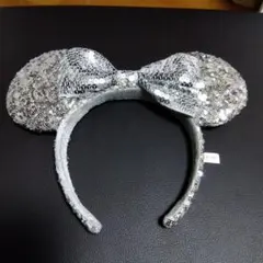 ディズニー ミニー⭐耳カチューシャ シルバー