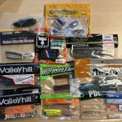 バス釣り　ワームセットのサムネイル