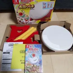 太鼓の達人 ドンダフルフェスティバル + 太鼓とバチセット(箱・取説付き) Switch 太鼓の達人 ドンダフルフェスティバル＋太鼓とバチ（ネコポス便