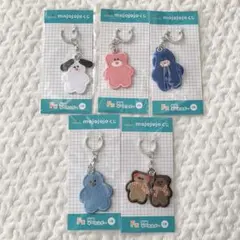 mojojojoくじ F賞 刺繍キーホルダー 5セット