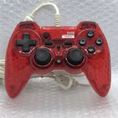 HORI ホリパッド3 ミニ 有線 PS3対応 クリアレッド 動作確認済