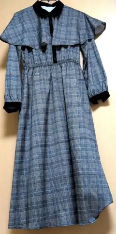 ケープ ロングワンピース