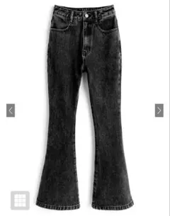 GRL ハイウエストフレアデニムパンツ［fo2243］