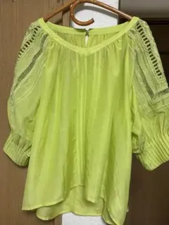 新品】PINKO シルクコットンサテン フリルカラー ボディスーツブラウス 