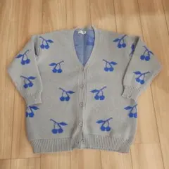 カーディガン　ニット　さくらんぼのサムネイル