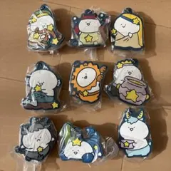 お文具といっしょカプセルラバーマスコット 12星座なのです 9個セット