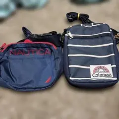 Nautica & Coleman ボディバッグ 2点セット　バラ不可