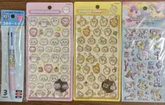 【新品、正規品】　ボンボンドロップシール ちいかわ　　2セット　キラぷくシール付