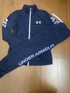 【美品】UNDER ARMOUR ジャージ上下　濃紺　ジュニア用ＸＸＬ160cm
