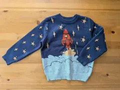 ロケット柄セーター