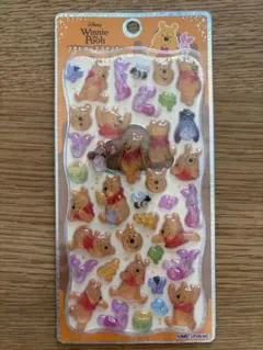 正規品　ディズニー　プーさん　プチドロップシール カミオジャパン