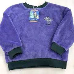 【新品】PIXAR バズ・ライトイヤー フリース トレーナー パープル　110