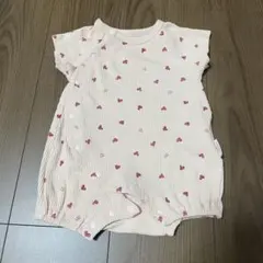 apres les cours半袖ロンパース　ハート　60サイズ