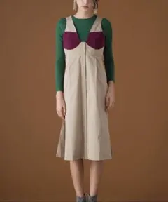 ⁑ MEER. ⁑ ロングジレ ノースリーブ シャツ ワンピース 2way ♭