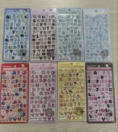 サンリオ ボンボンドロップシール moji 8種コンプリートセット - メルカリ