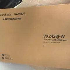 ViewSonic VX2428J-W ゲーミングモニター 本体のサムネイル