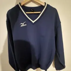 MIZUNO テニス用 Vネック プルオーバー ネイビー Lサイズのサムネイル