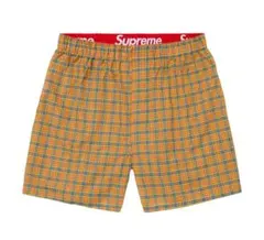 Supreme Hanes Plaid Box Logo トランクス チェック柄