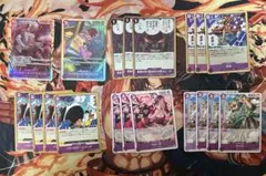 ワンピースカード　紫ドフラミンゴ　デッキ　パーツ