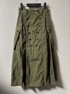 キャピタル kapital デニムスカートフレア マキシ ロング ダブルサイズ1のサムネイル