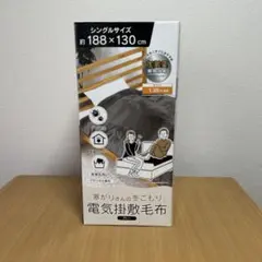 電響社ゼピール 電気掛敷毛布DM-Y21KSL-GY グレーのサムネイル