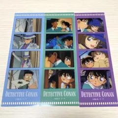 名探偵コナン　キャラクリアフォト　3枚セット　怪盗キッド　ほか