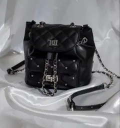 キルティングビジューミニリュック　ブラック　ダーリッチ　Darich　即完売