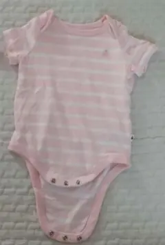 GAP baby ピンク ストライプ 半袖 3-6m