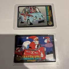ドラゴンボール ビジュアルアドベンチャー　カードダス　２枚セット　他シール４枚付